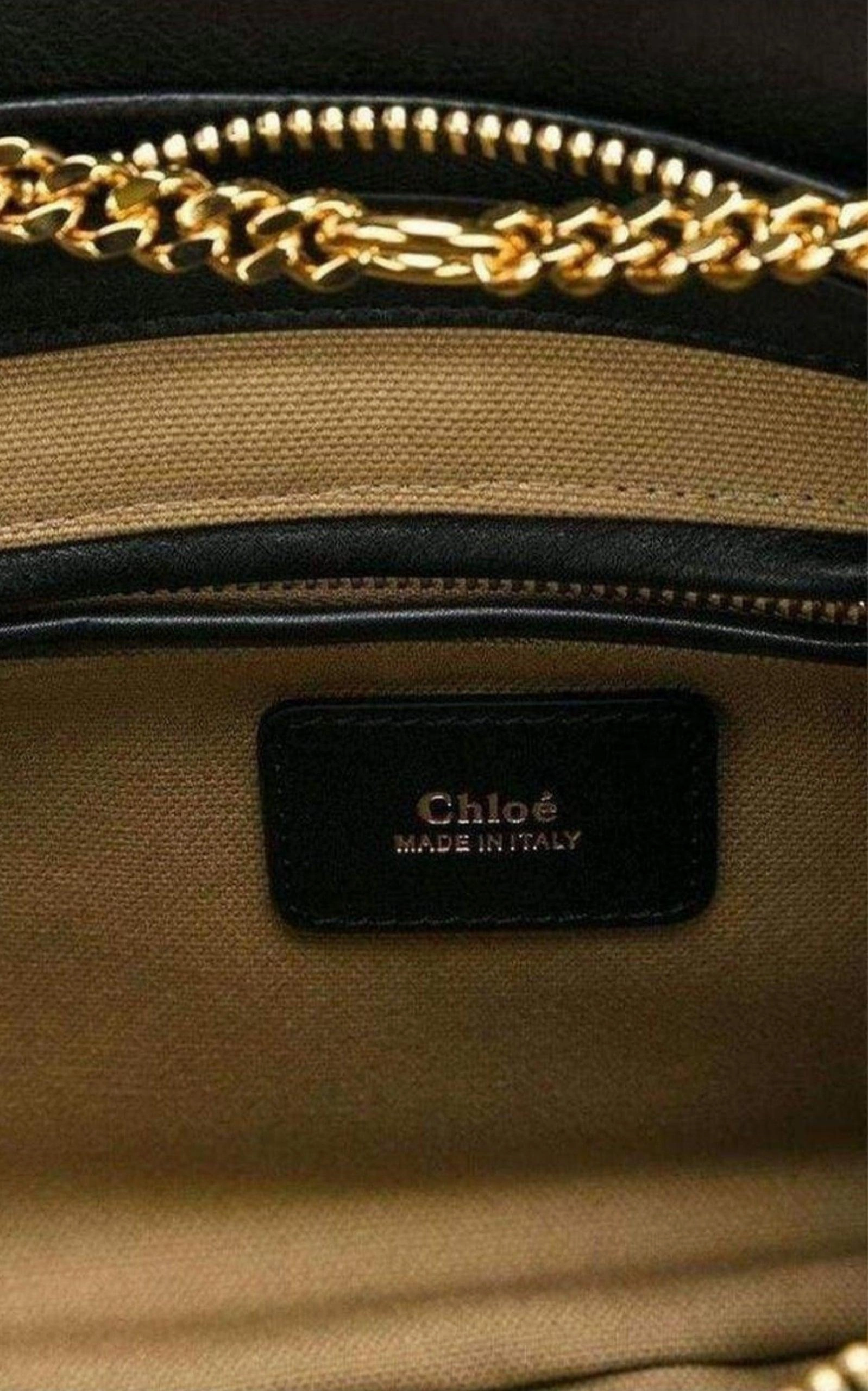 Black Leather Goldie Shoulder Bag