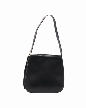 Black Leather Shoulder Bag