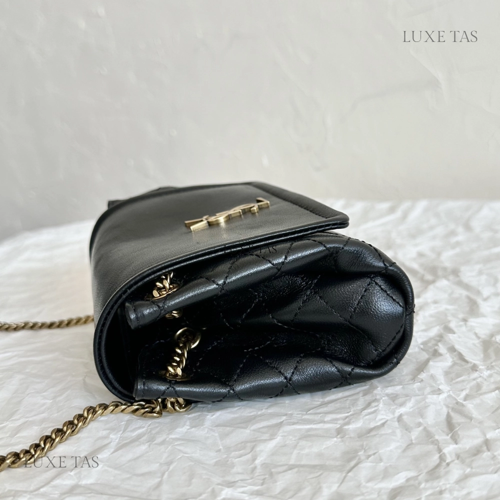 Black Mini Nolita In Lambskin Leather Crossbody Bag for Women
