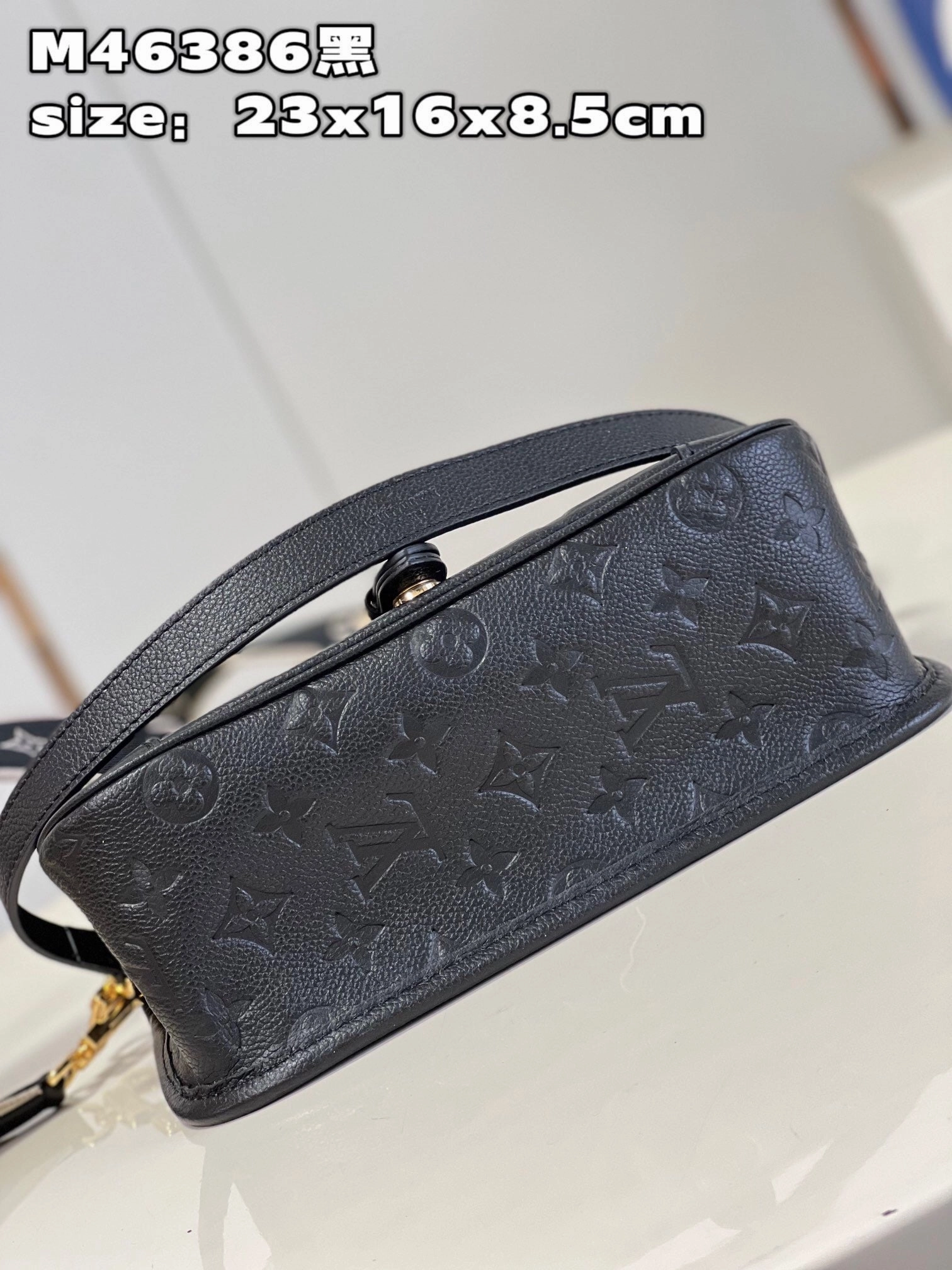 Black Monogram Empreinte Leather Diane Leather Crossbody Bag for Women