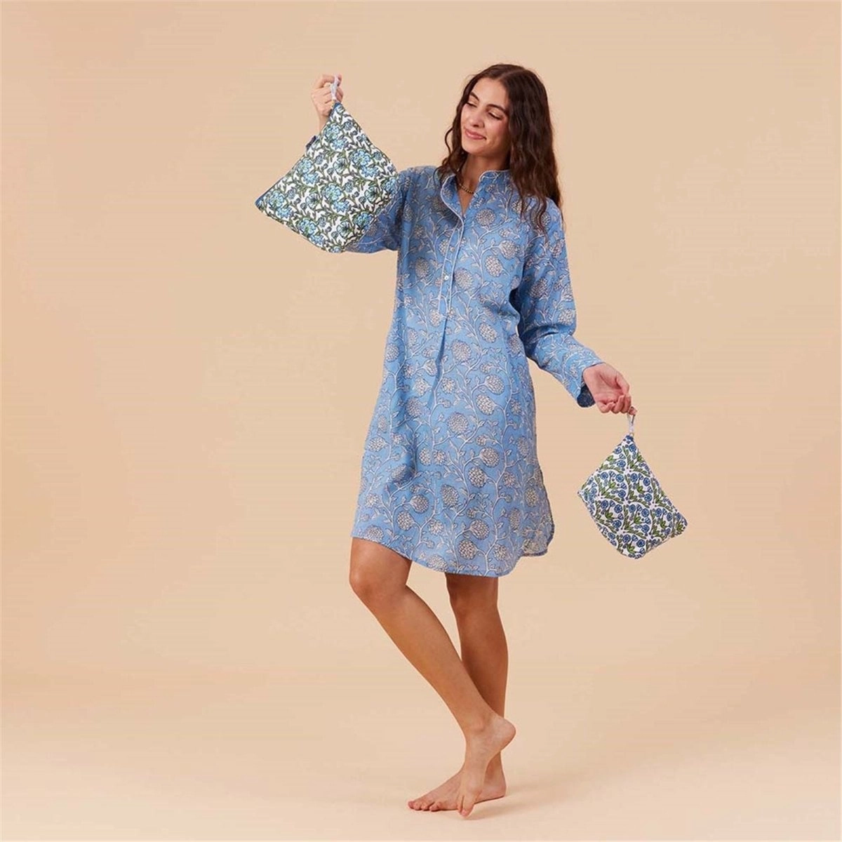 Blaire Blue Pouch Medium