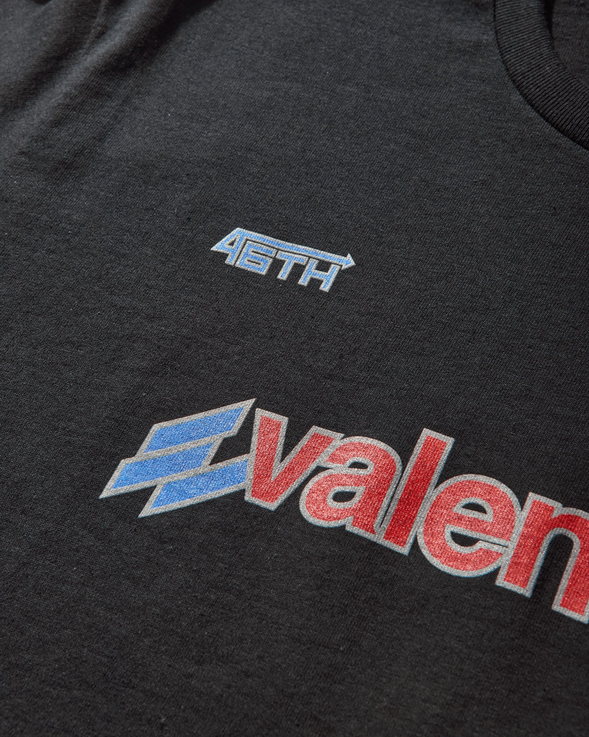 Bleu Mode 'Valentino 46' Tribute T-Shirt Black