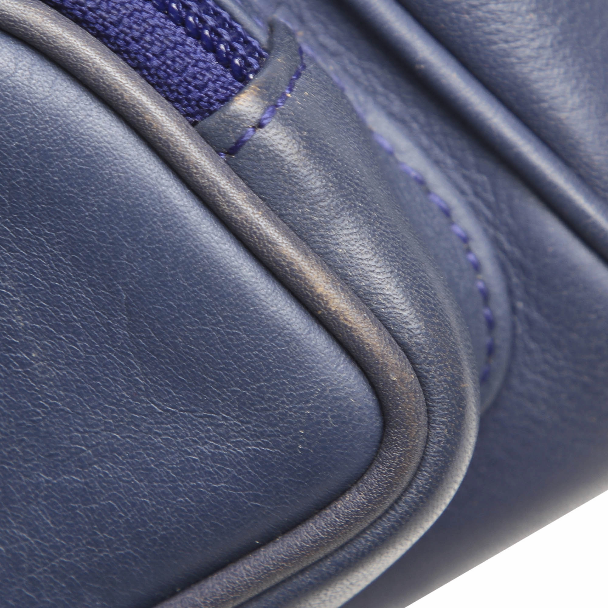 Blue CD Mini Logo Leather Backpack Purple GHW