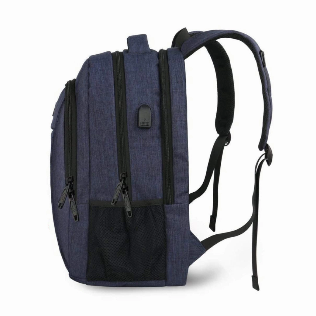 Blue Mlassic Travel Laptop Backpack