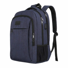 Blue Mlassic Travel Laptop Backpack