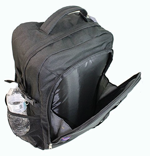 BoardingBlue Personal Item Laptop Backpack for America, Spirit, Frontier Airlines (Black)