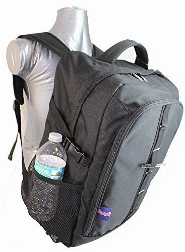 BoardingBlue Personal Item Laptop Backpack for America, Spirit, Frontier Airlines (Black)