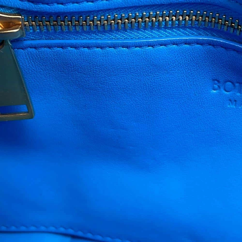 Bottega Veneta Cassette ChainShoulder Bag Light Blue631421 Lambskin