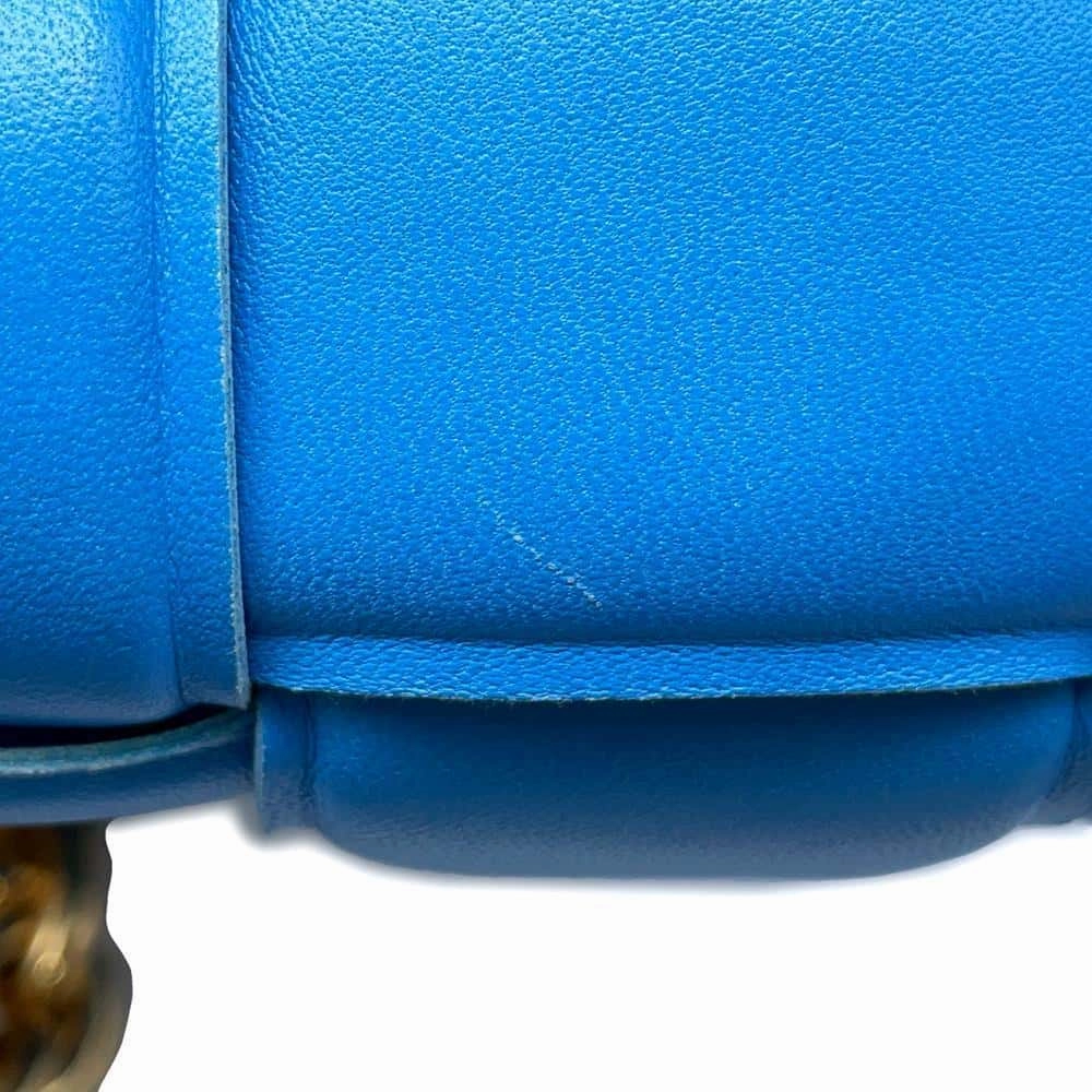 Bottega Veneta Cassette ChainShoulder Bag Light Blue631421 Lambskin