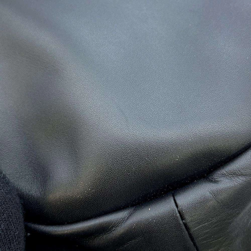 Bottega Veneta Drawstring Bucket Shoulder Black Leather