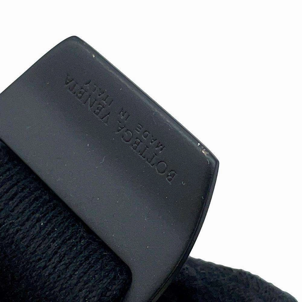 Bottega Veneta Drawstring Bucket Shoulder Black Leather