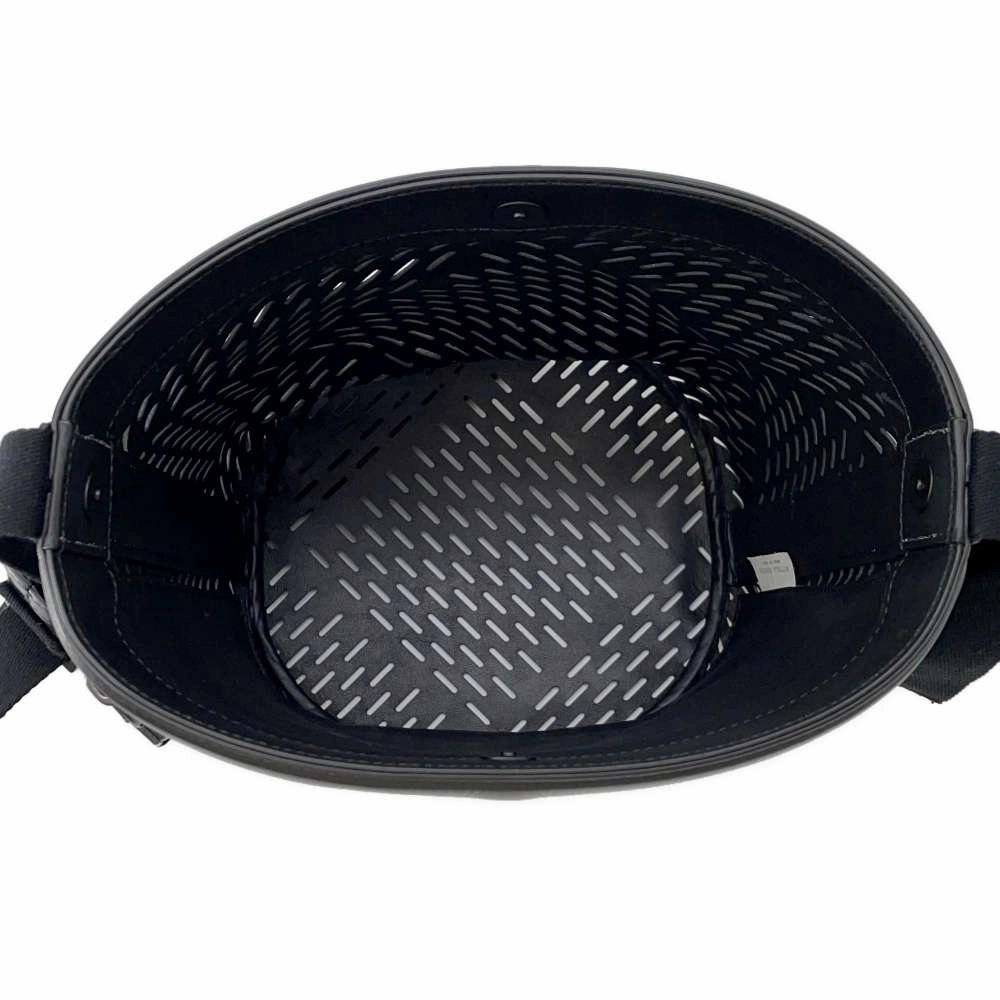 Bottega Veneta Drawstring Bucket Shoulder Black Leather