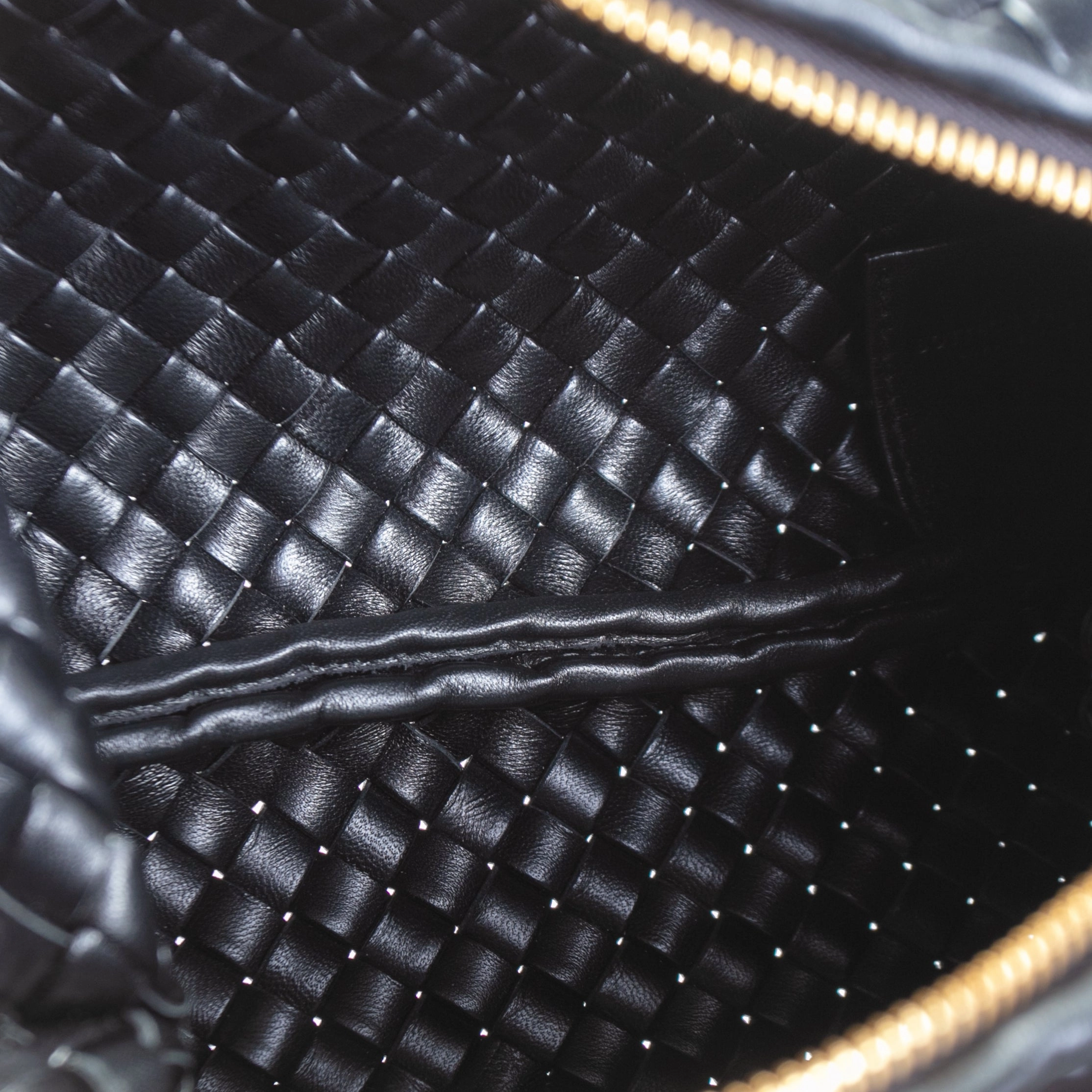 BOTTEGA VENETA Intrecciato Bowler Bag - Black