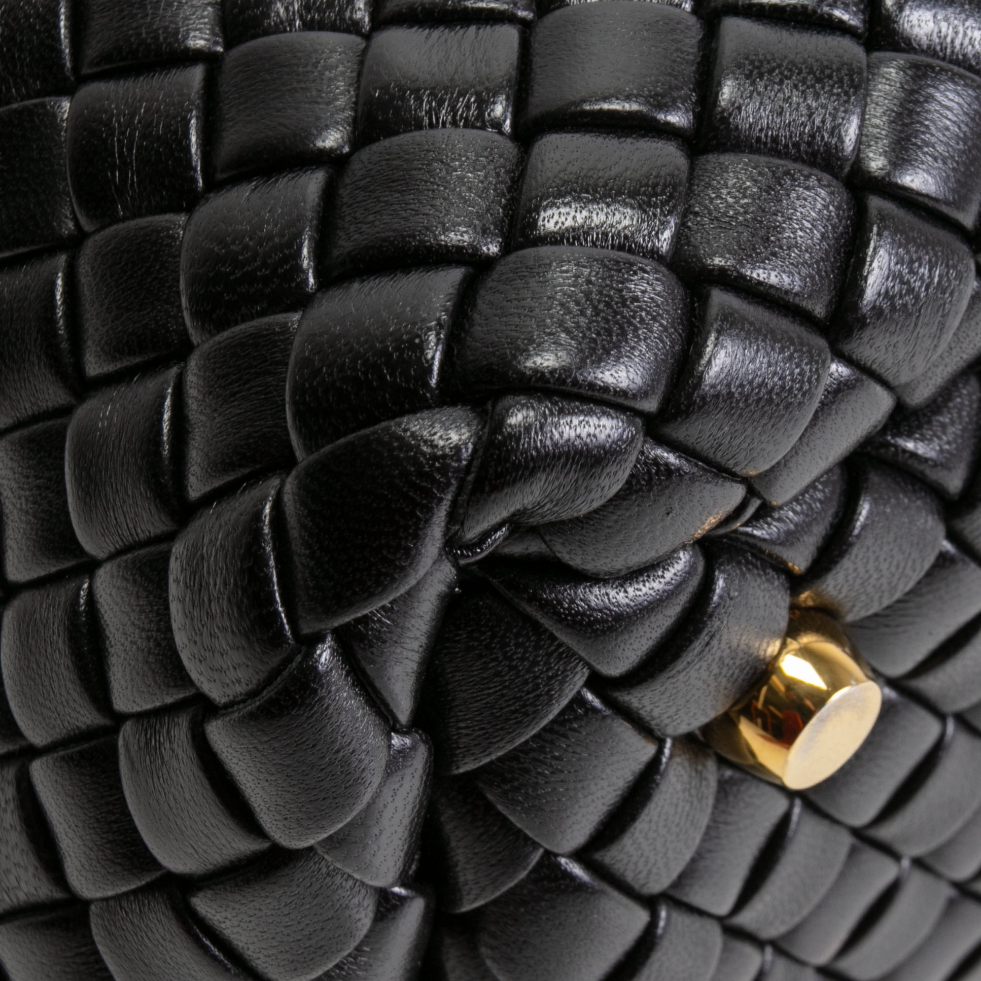 BOTTEGA VENETA Intrecciato Bowler Bag - Black