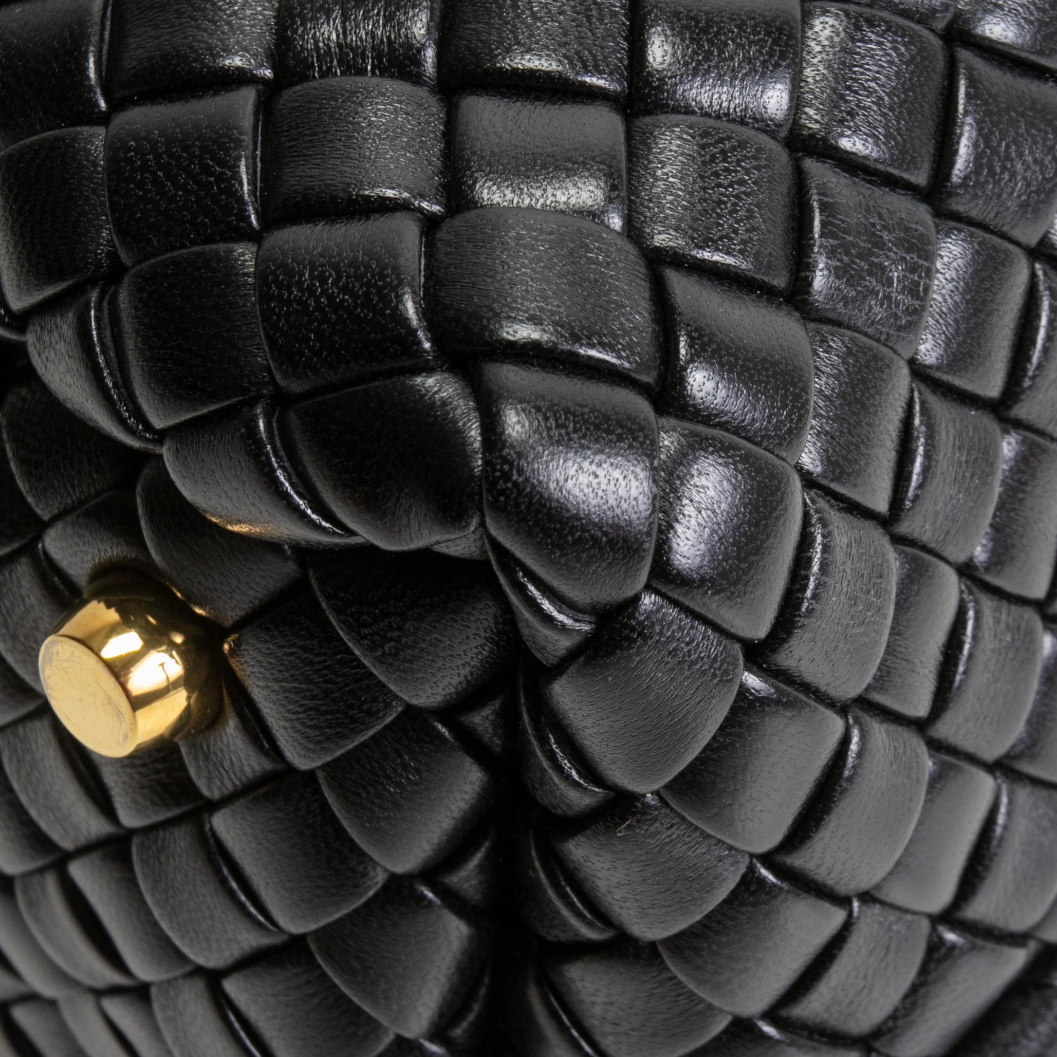 BOTTEGA VENETA Intrecciato Bowler Bag - Black