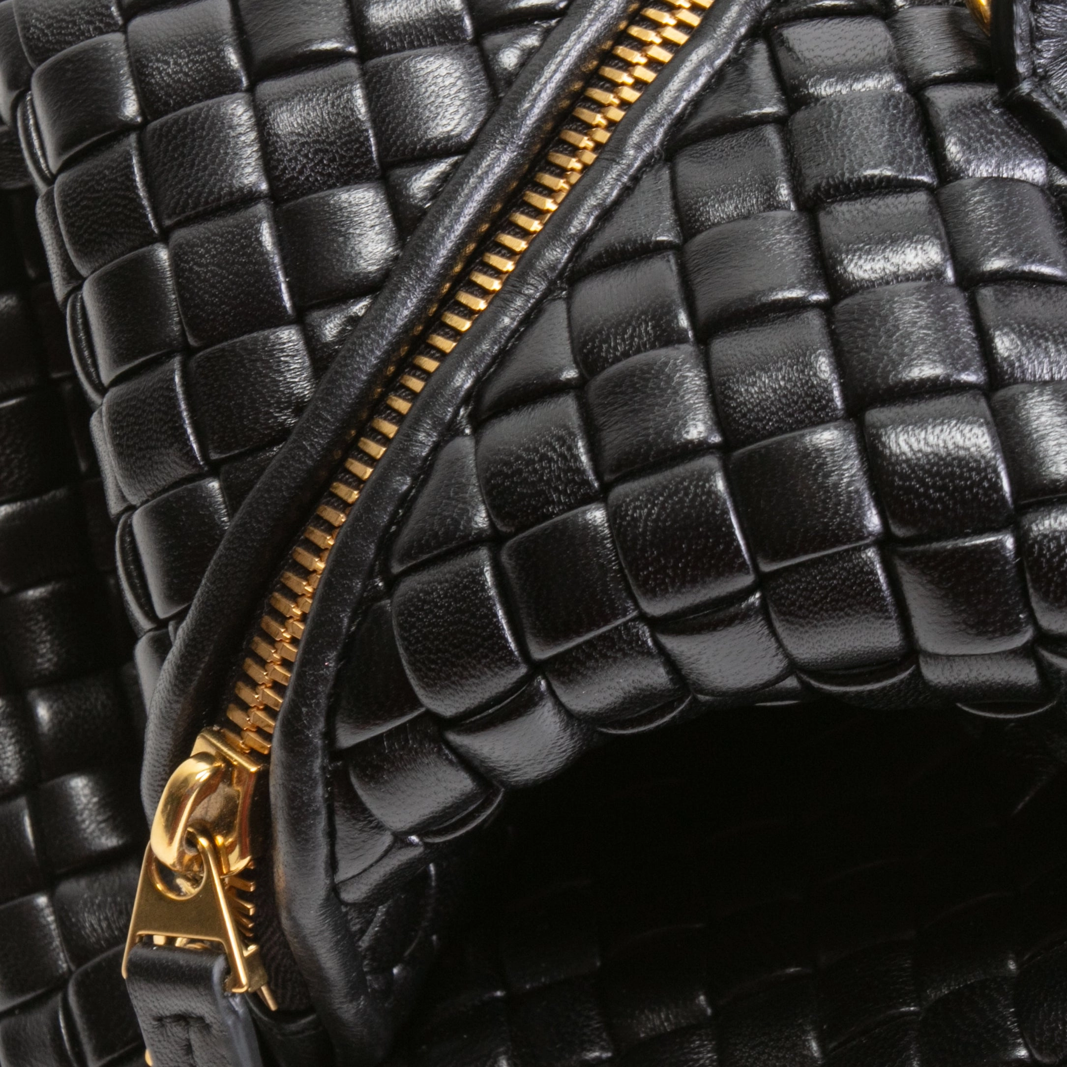 BOTTEGA VENETA Intrecciato Bowler Bag - Black