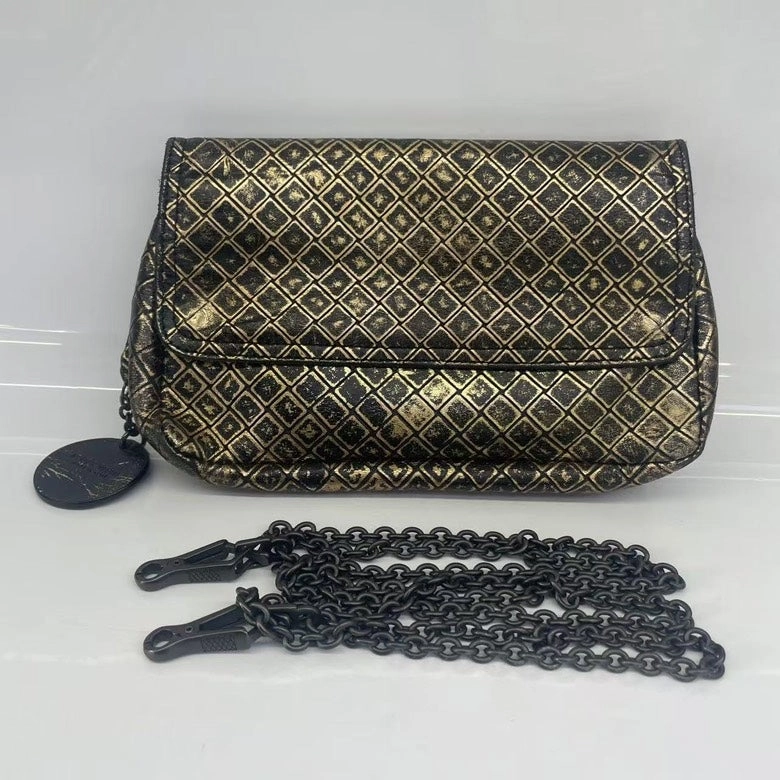 Bottega Veneta Preloved BV Bag HY Gold Crossbody