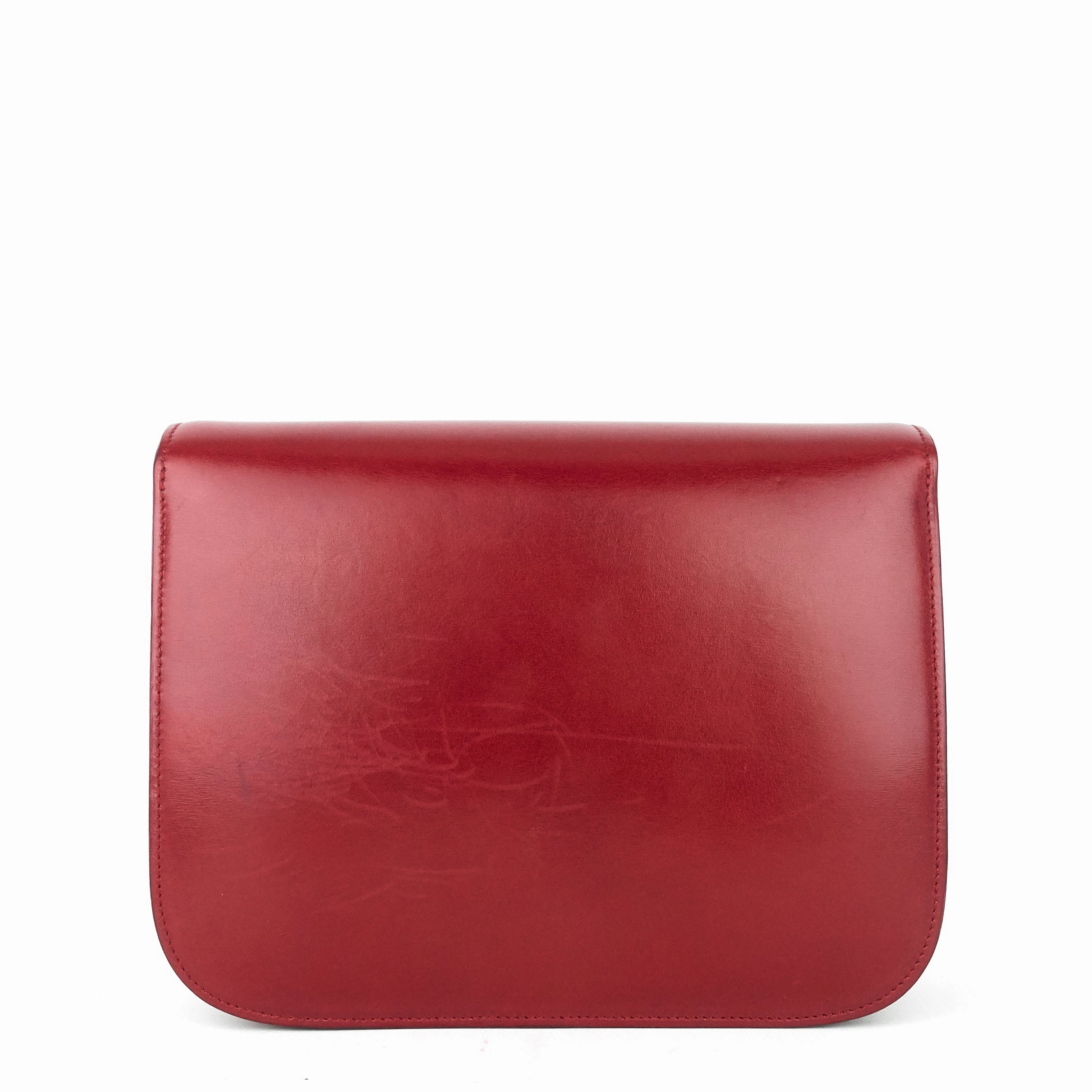 Box Flap Medium Calf Leather Bag