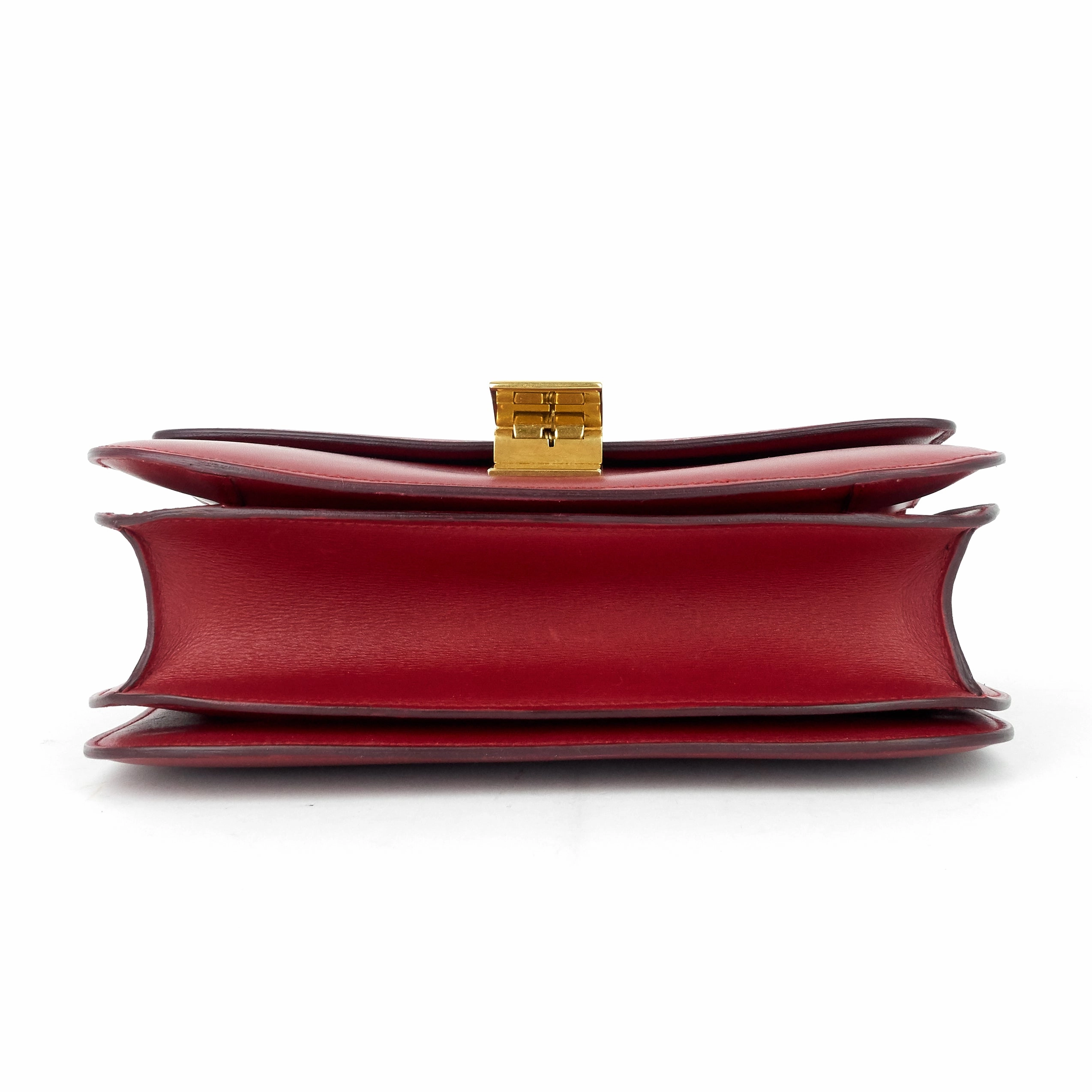 Box Flap Medium Calf Leather Bag