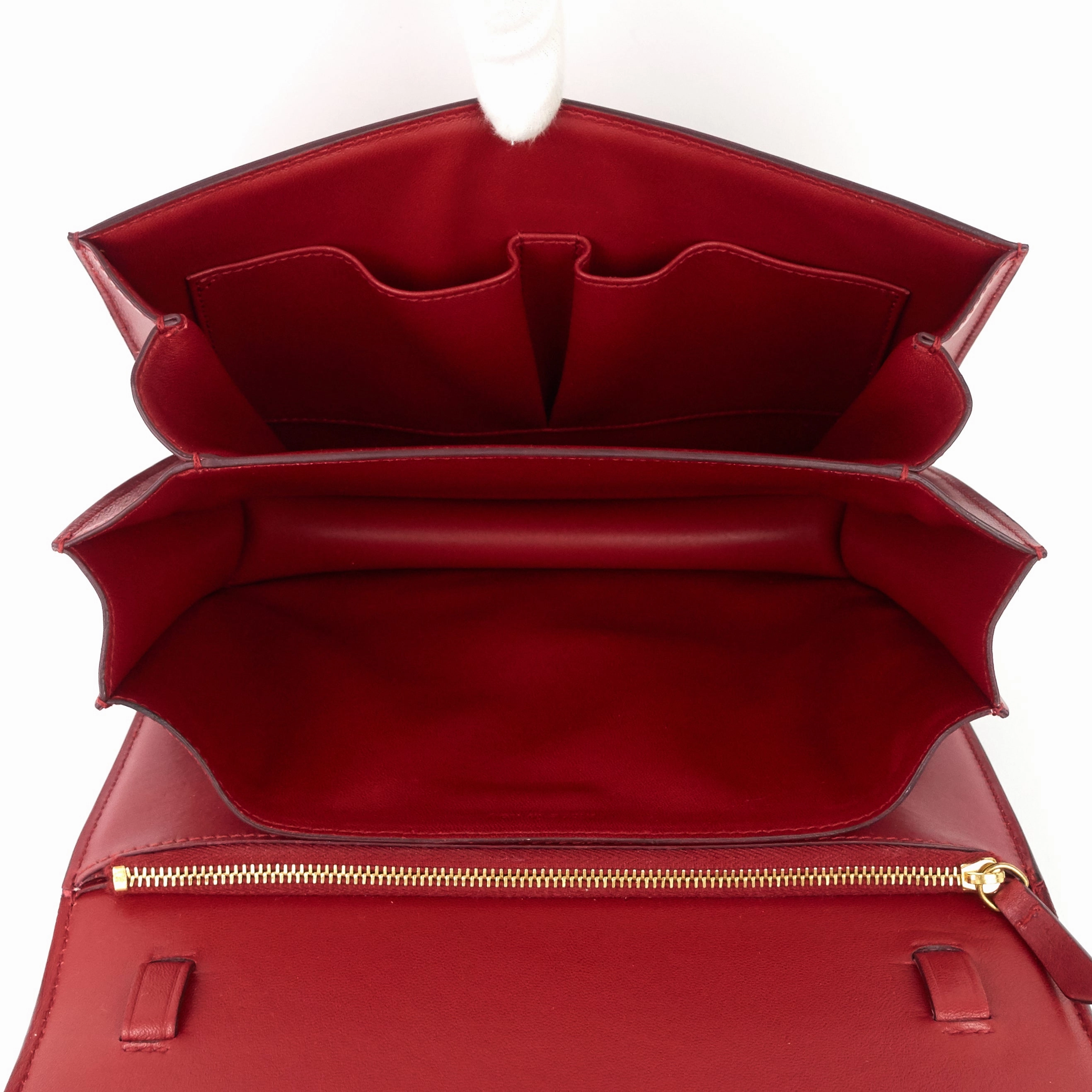 Box Flap Medium Calf Leather Bag