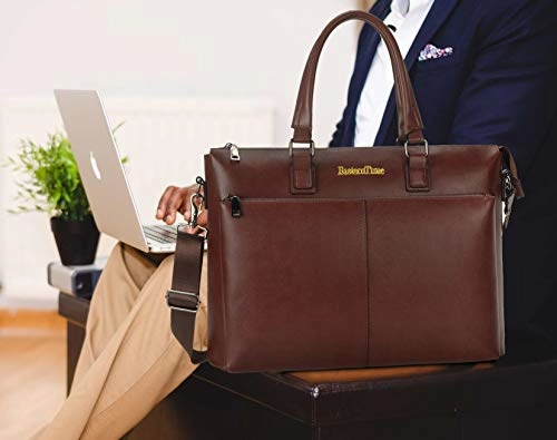 Briefcases for Men,15.6 inch Laptop Bag,Work Business Travel Computer Bag with Multi Pockets for