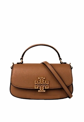 Britten Convertible Top Handle Bag  - Tan/Moose