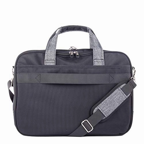 Bugatti Matt Double Gusset Executive Briefcase, Polyester, Black