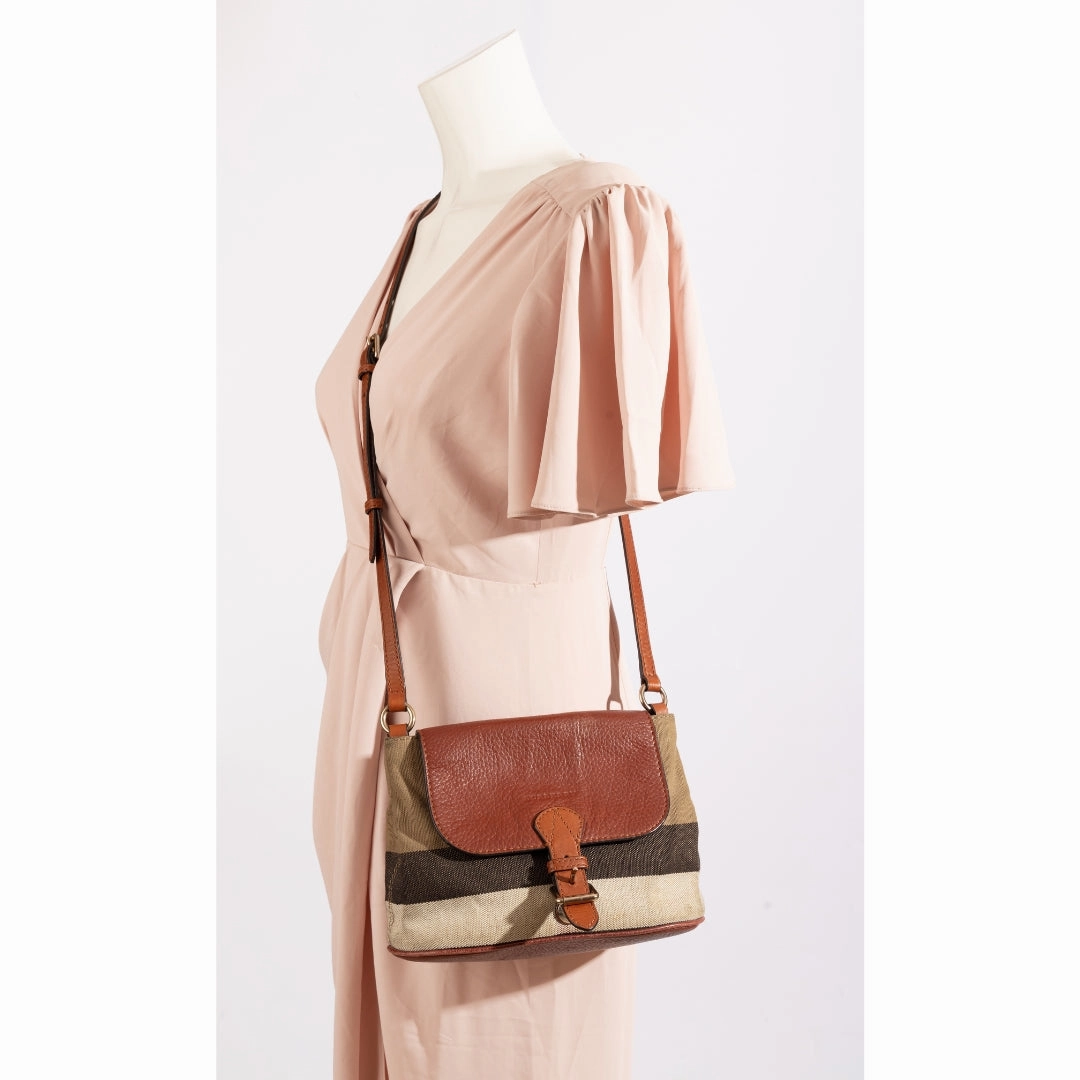 Burberry Check Gowan Crossbody Bag