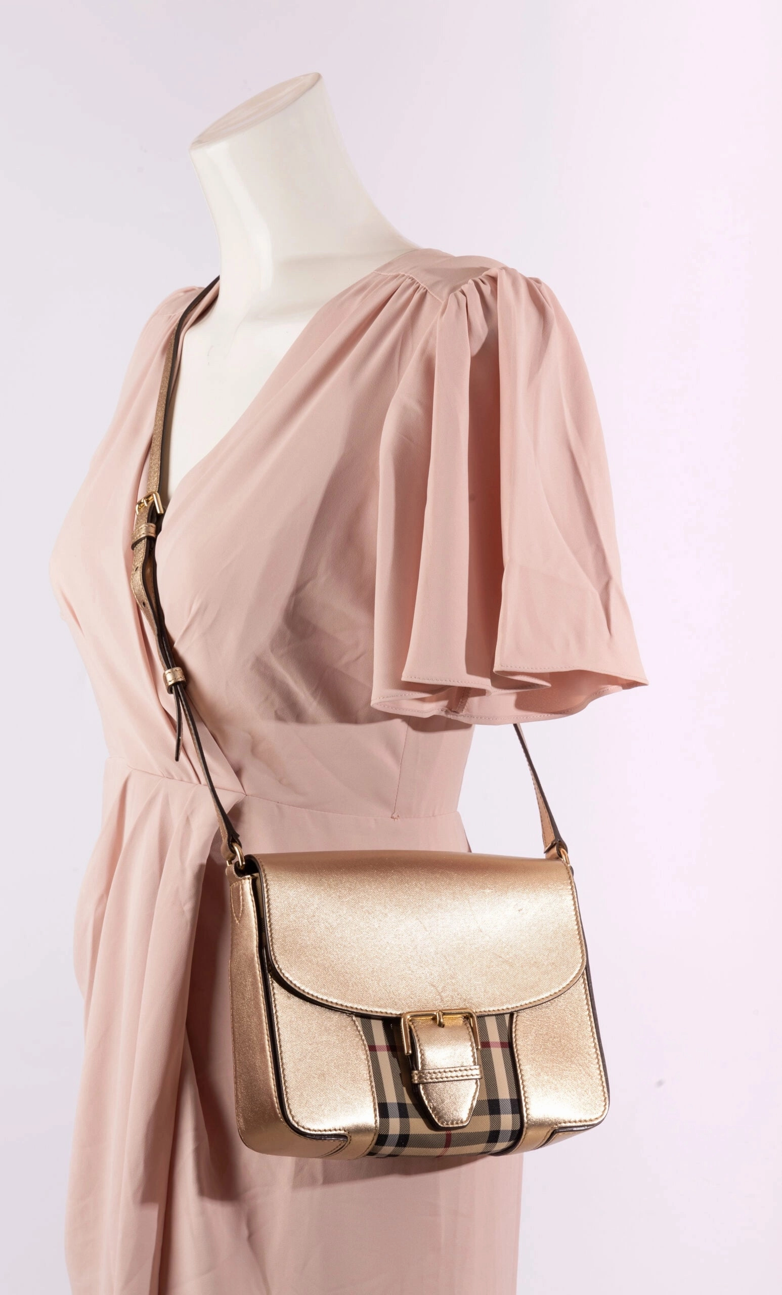 Burberry Horseferry Check Dickens Crossbody Bag