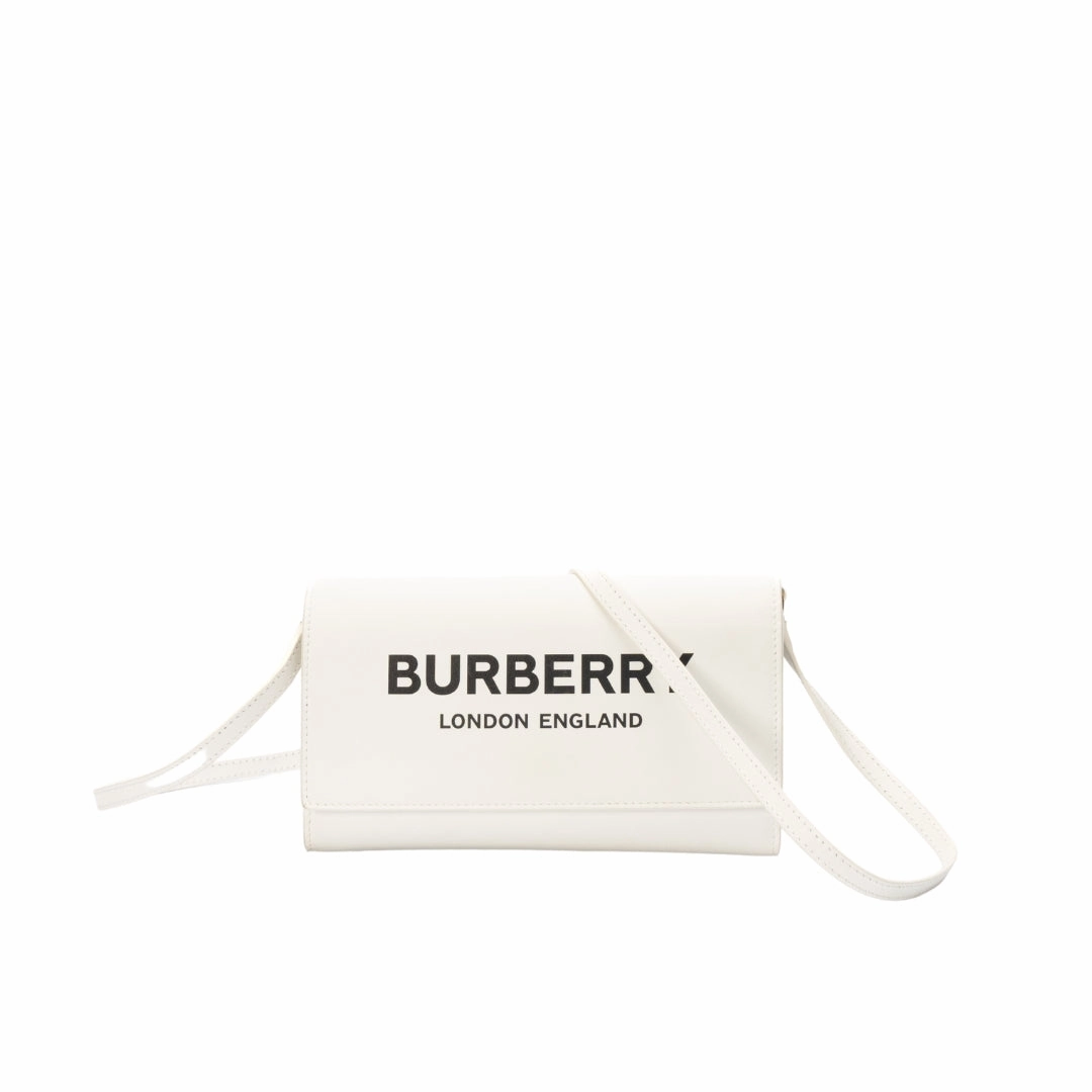 Burberry Leather Wallet on Strap