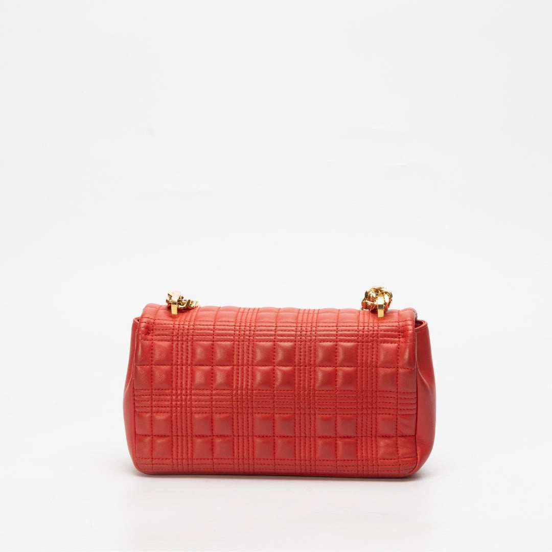 Burberry Quilted Leather Lola Crossbody Bag