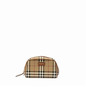 Burberry Small Check Travel Pouch