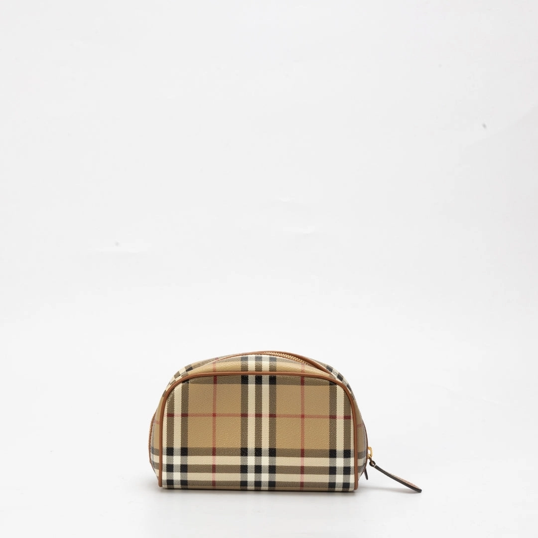 Burberry Small Check Travel Pouch