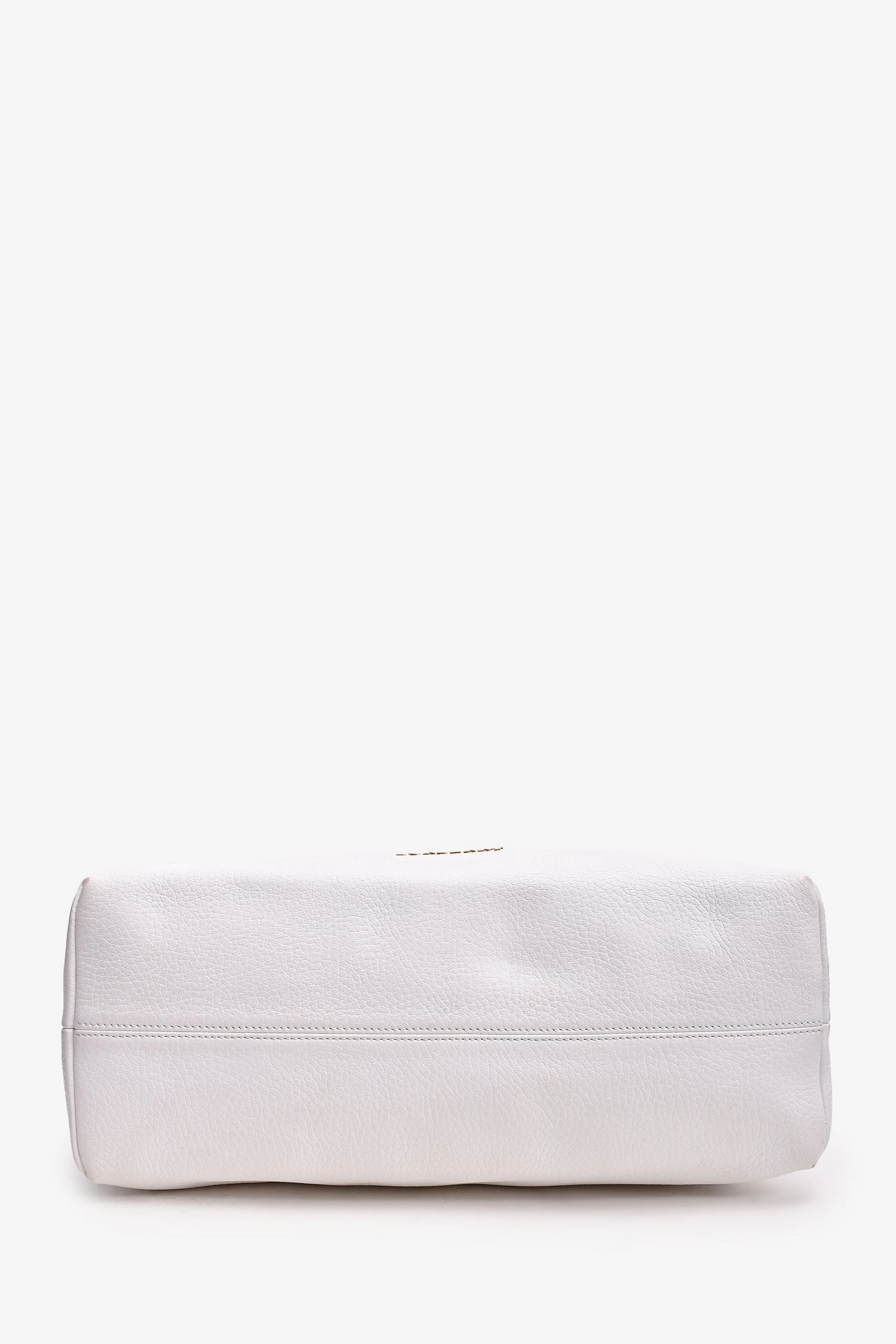 Burberry White Leather Shoulder Bag