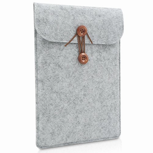 Buruis 13.3 Inch Felt Laptop Sleeve,Slim Envelope Case, Carrying Protector Bag for Apple Macbook