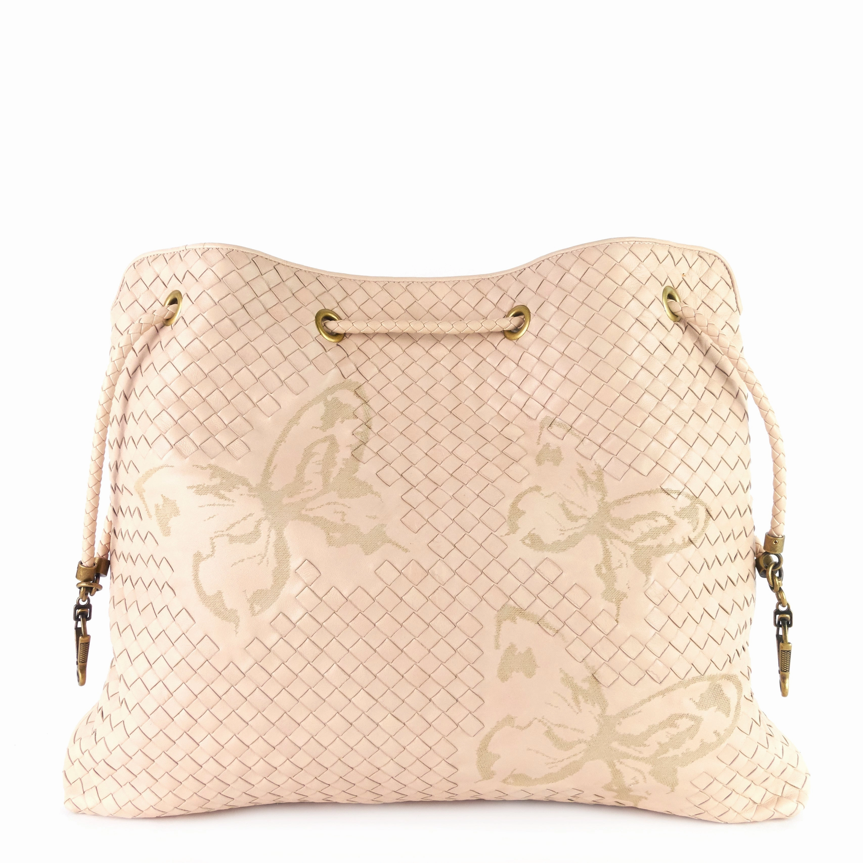 Butterfly Lambskin Leather Hobo Bag