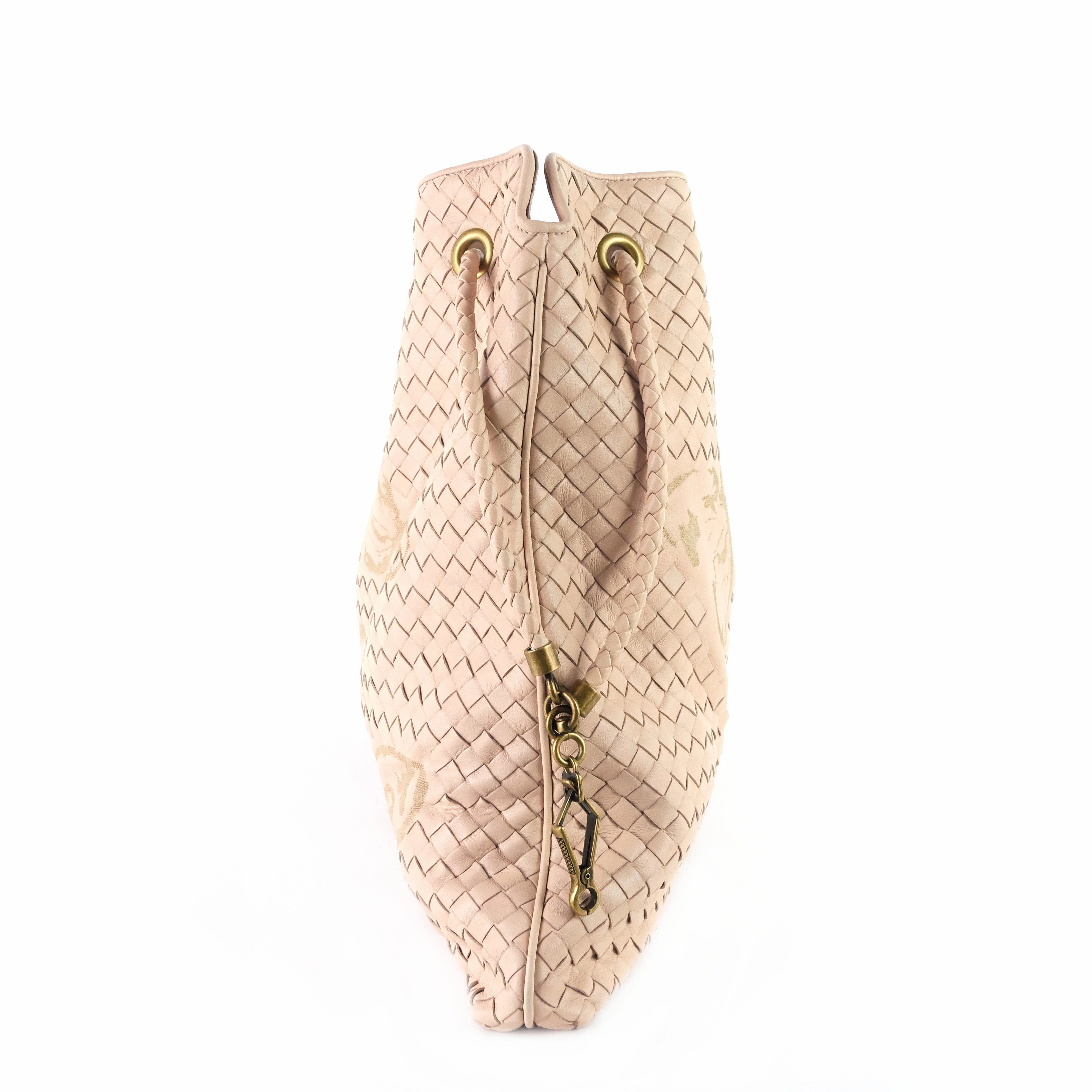 Butterfly Lambskin Leather Hobo Bag
