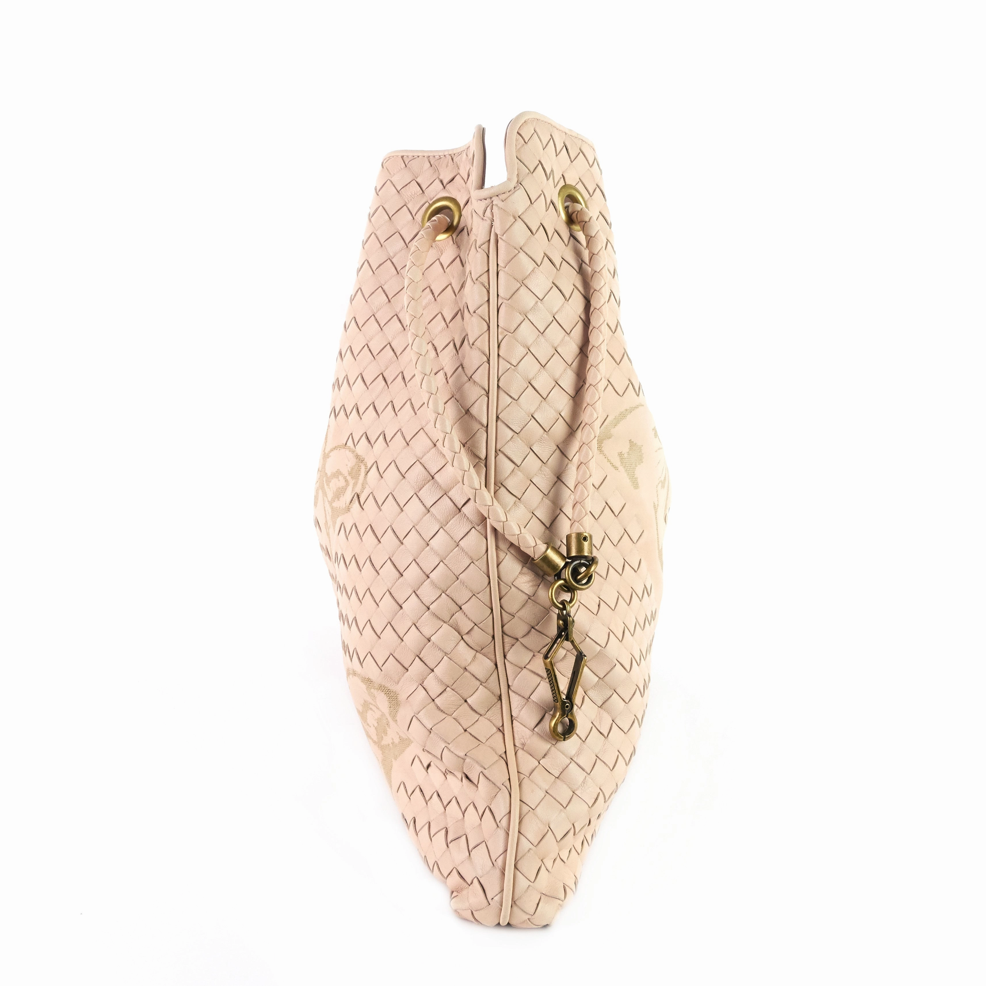 Butterfly Lambskin Leather Hobo Bag