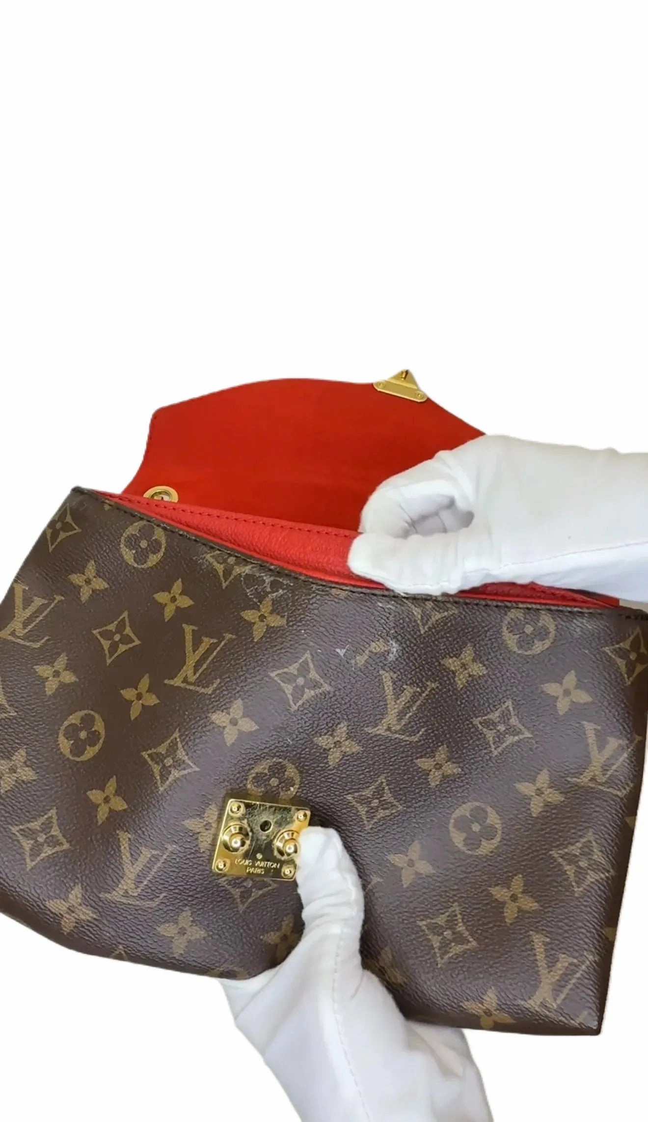 Buy Louis Vuitton Pallas Chain Shoulder Bag Monogram Canvas B18-4