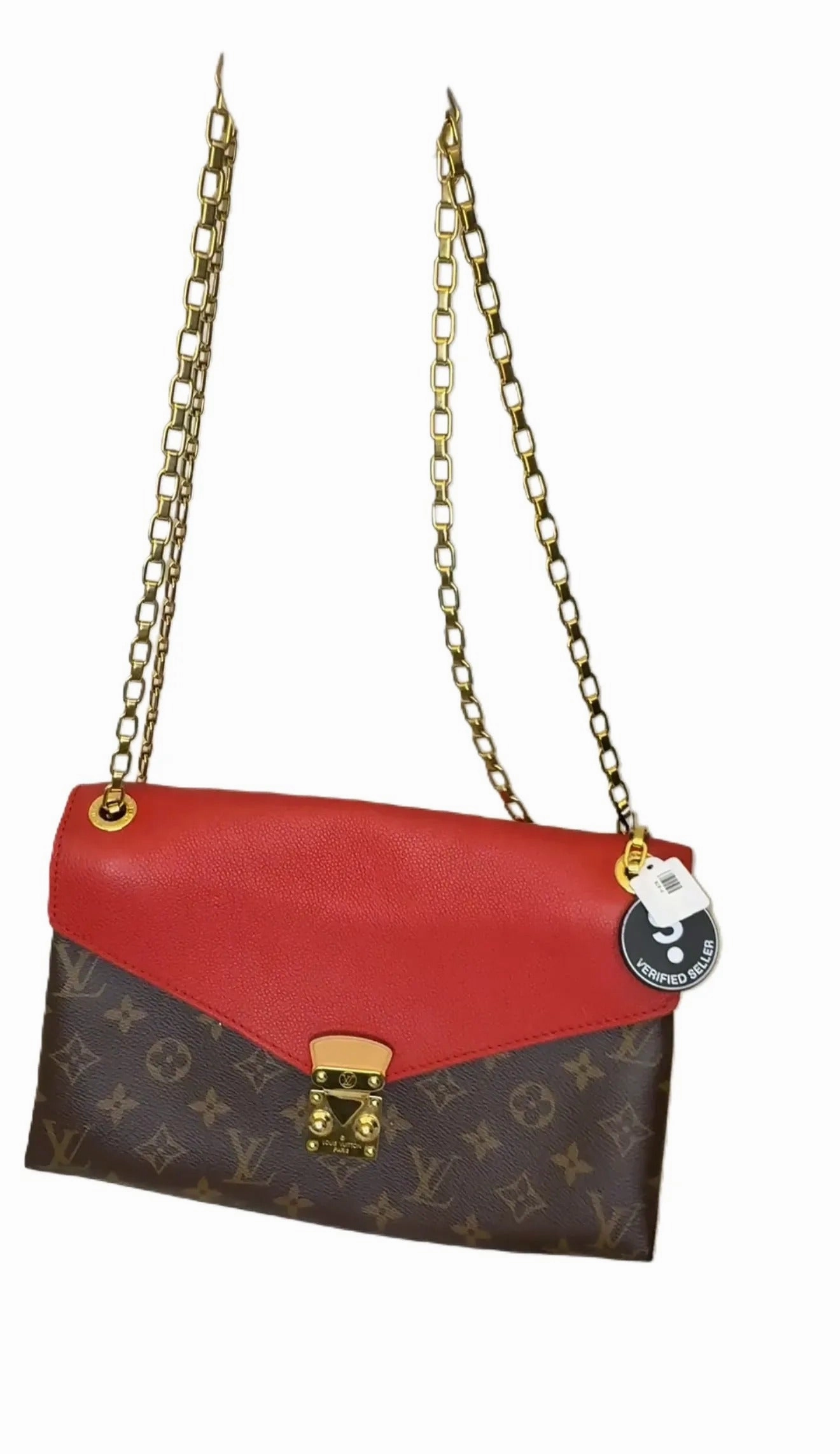 Buy Louis Vuitton Pallas Chain Shoulder Bag Monogram Canvas B18-4