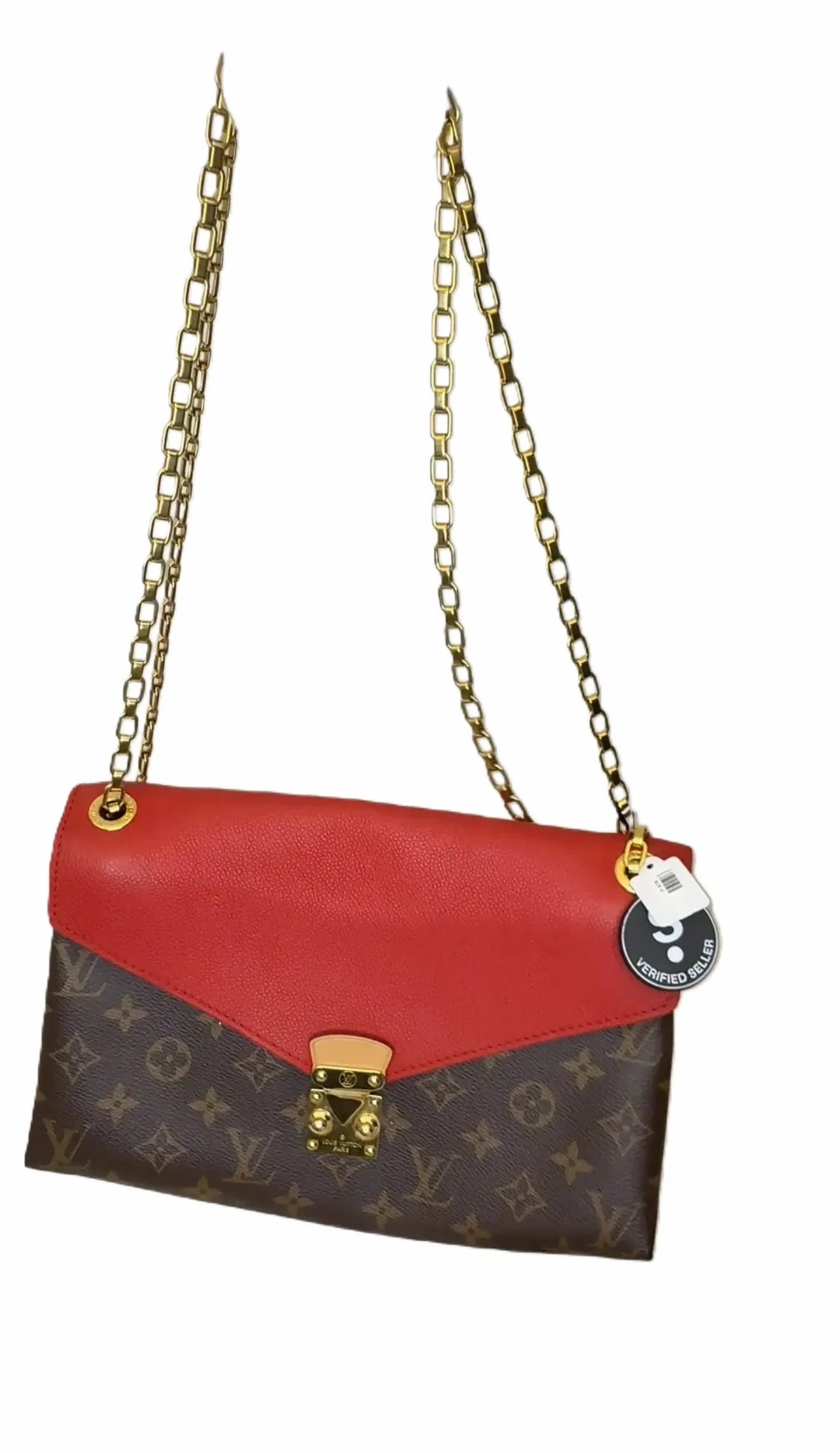 Buy Louis Vuitton Pallas Chain Shoulder Bag Monogram Canvas B18-4