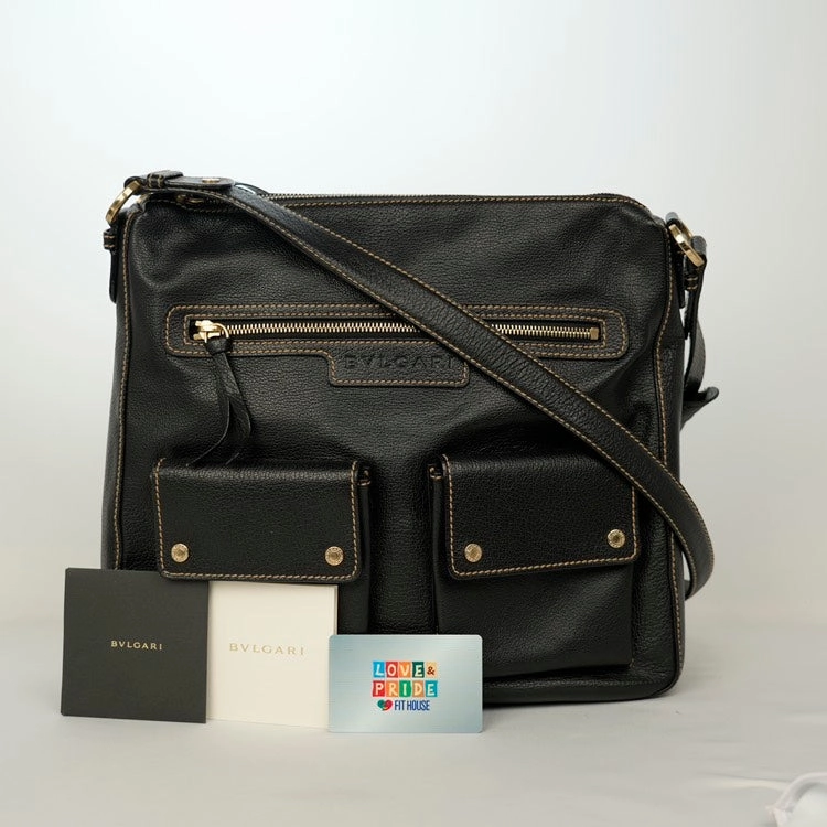 BVLGARI Black 2Way Tote Shoulder Bag