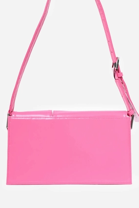 By Far Pink Patent Billy Shoulder Bag (As Is)