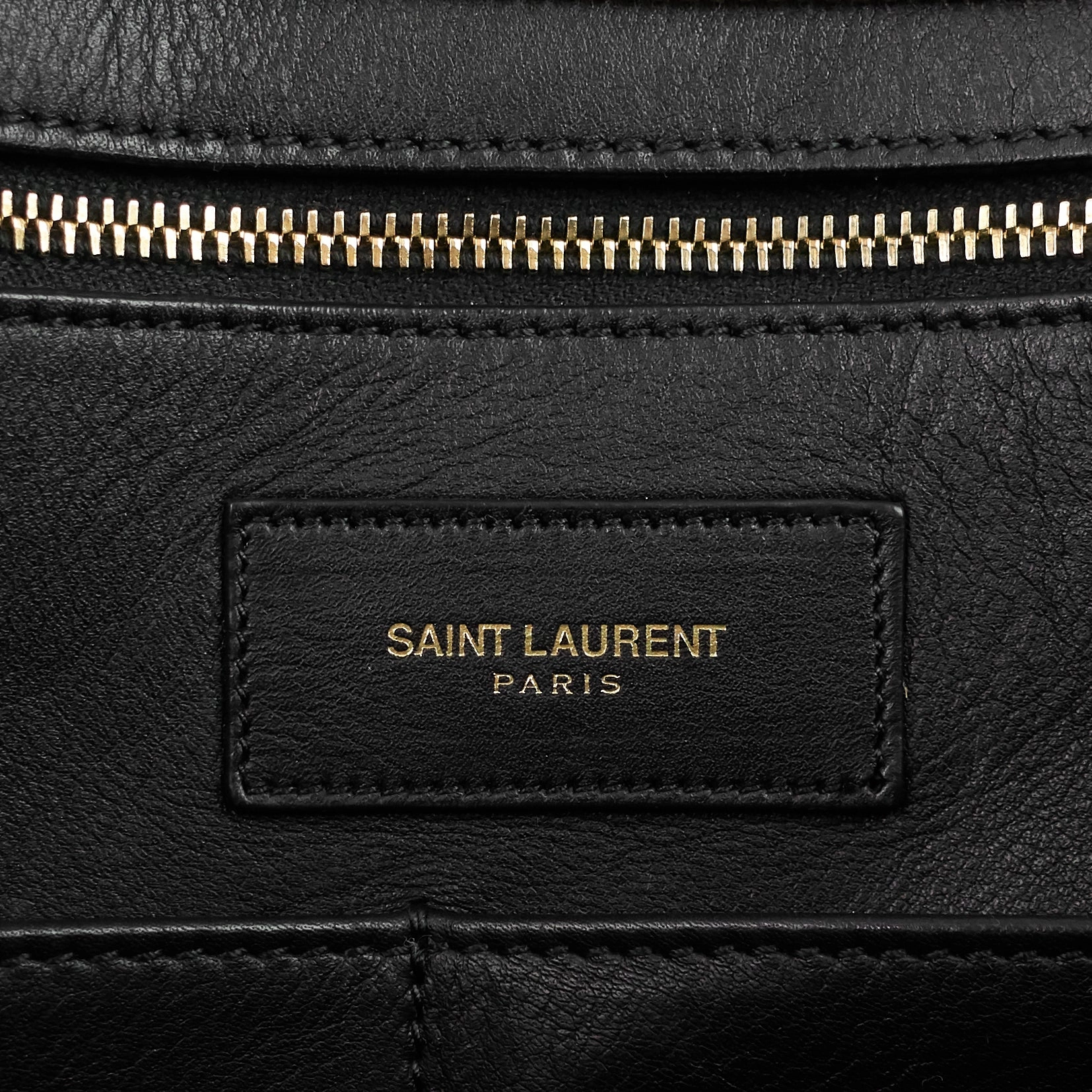 Cabas Classique Y Leather Handbag