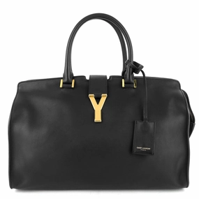 Cabas Classique Y Leather Handbag