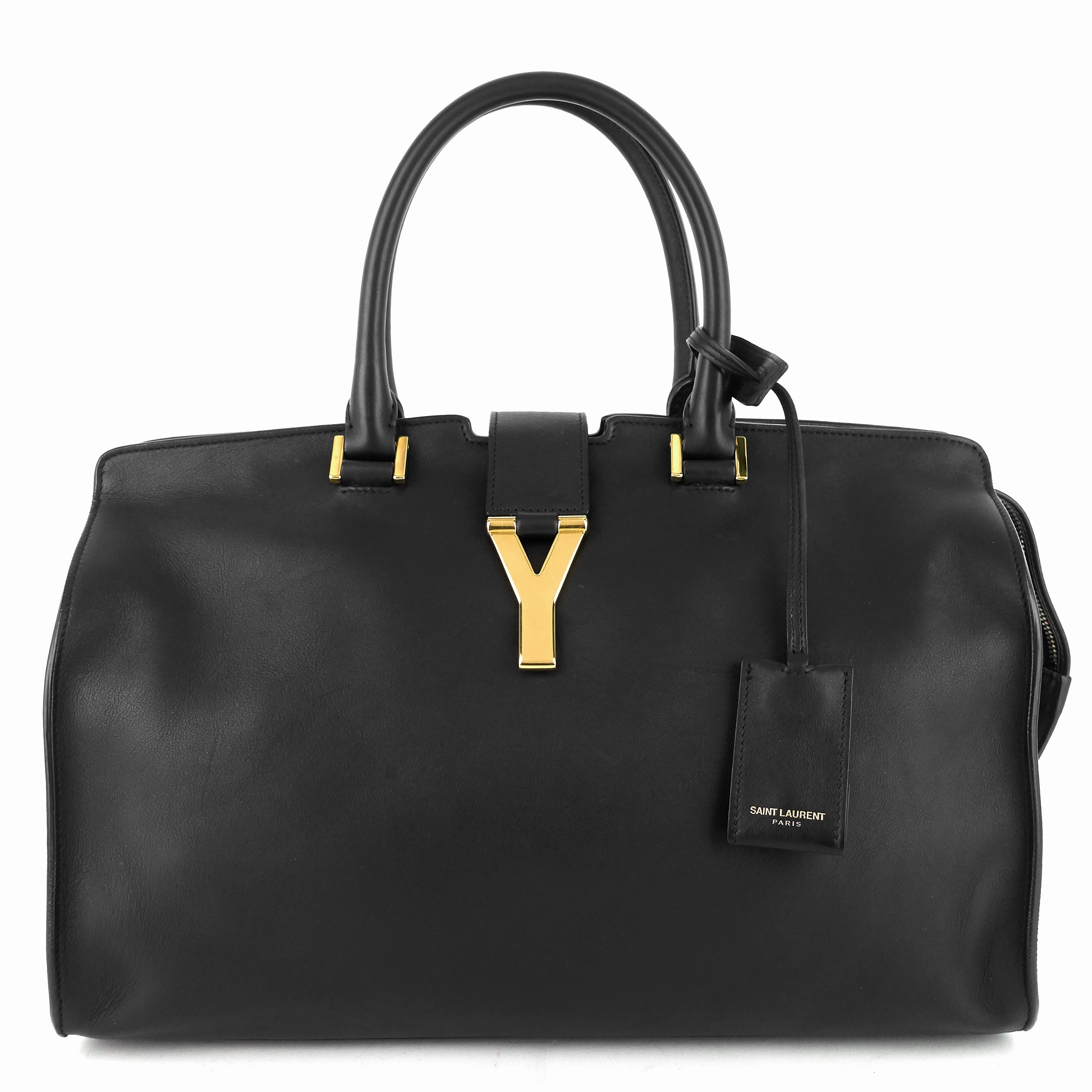Cabas Classique Y Leather Handbag