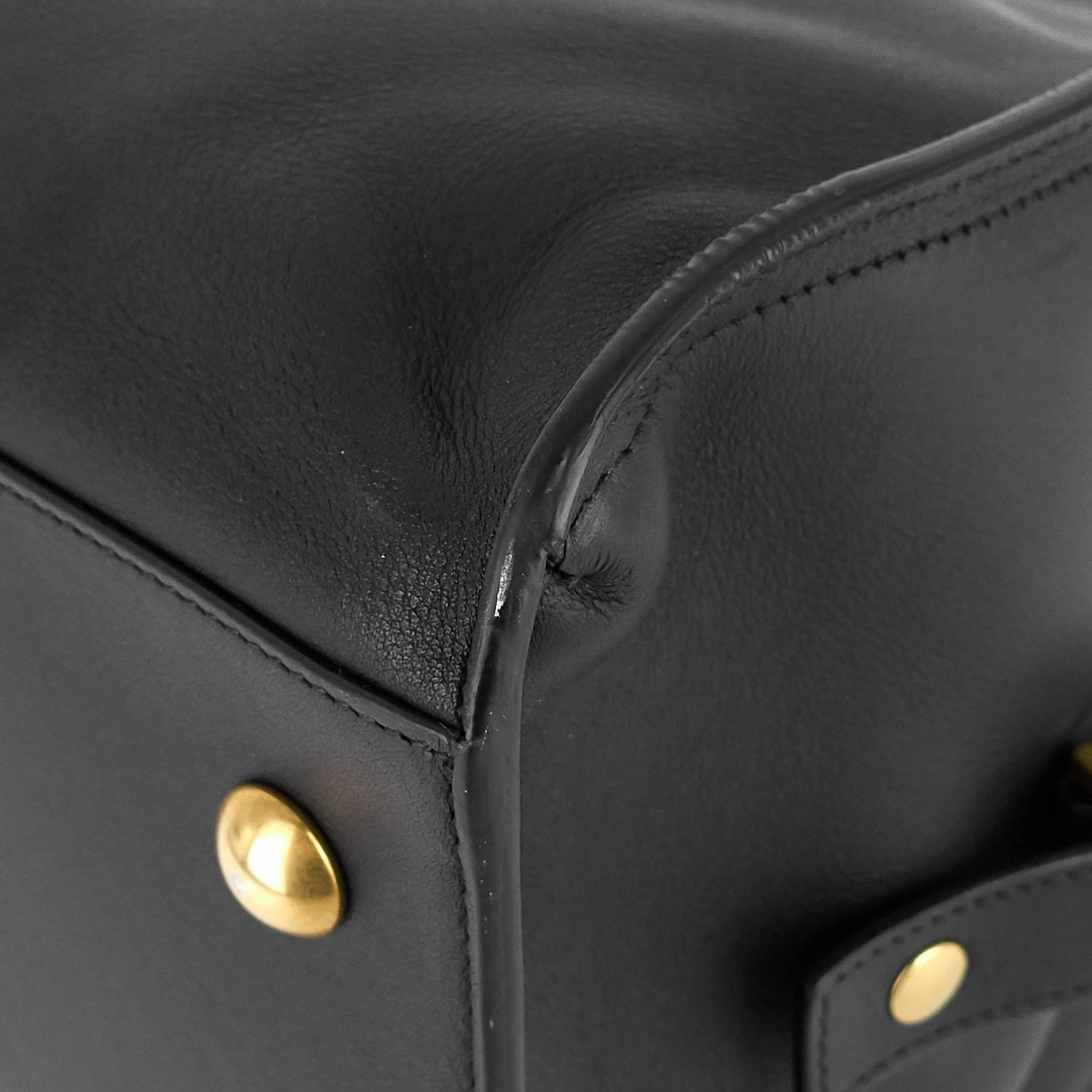 Cabas Classique Y Leather Handbag