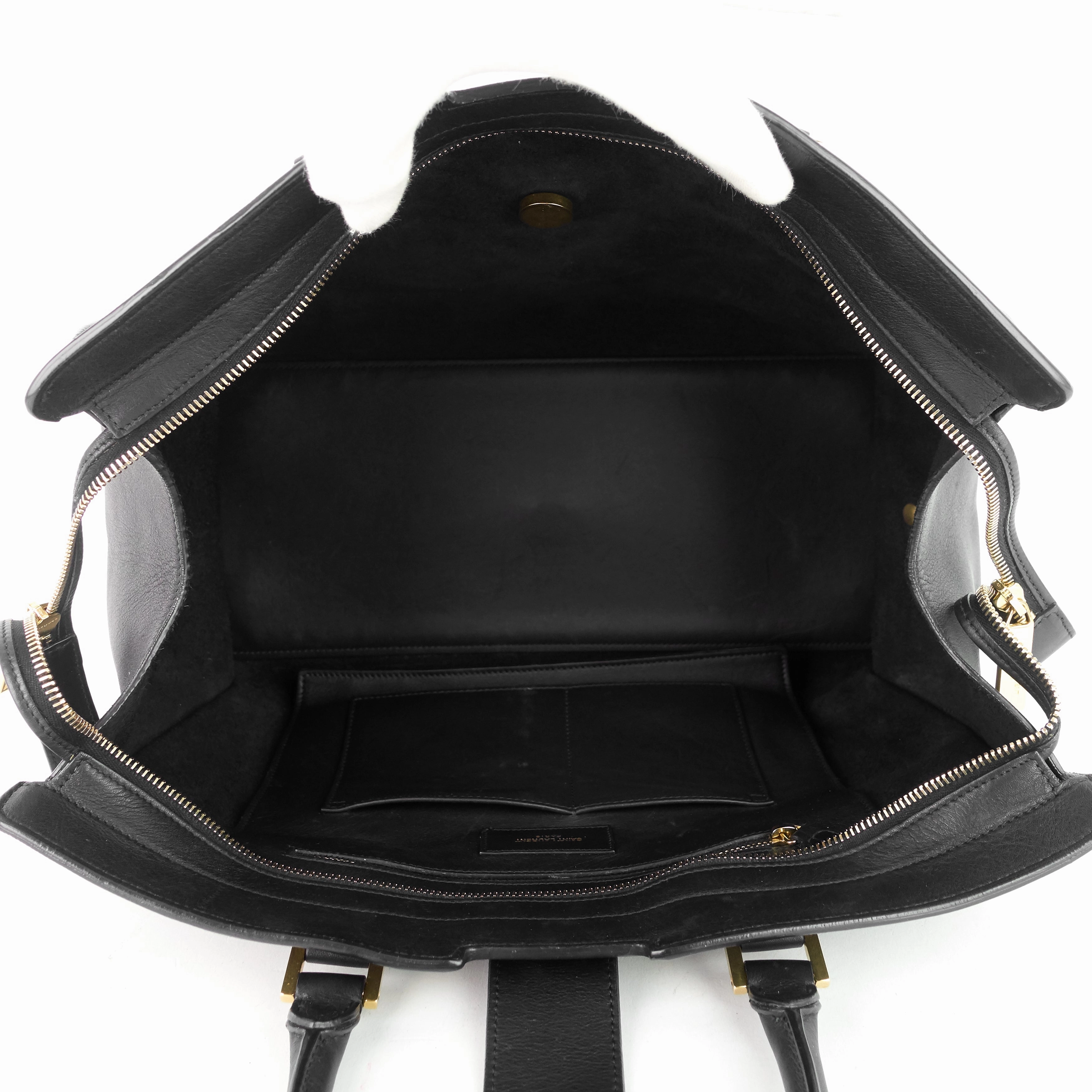 Cabas Classique Y Leather Handbag