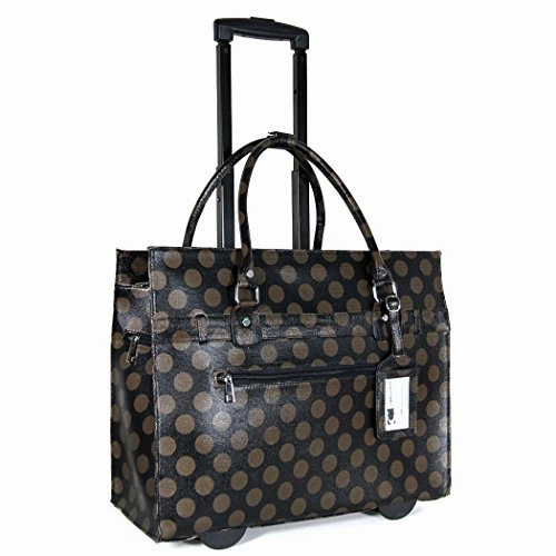 Cabrelli Dot Laptop Rollerbrief, Black, One Size