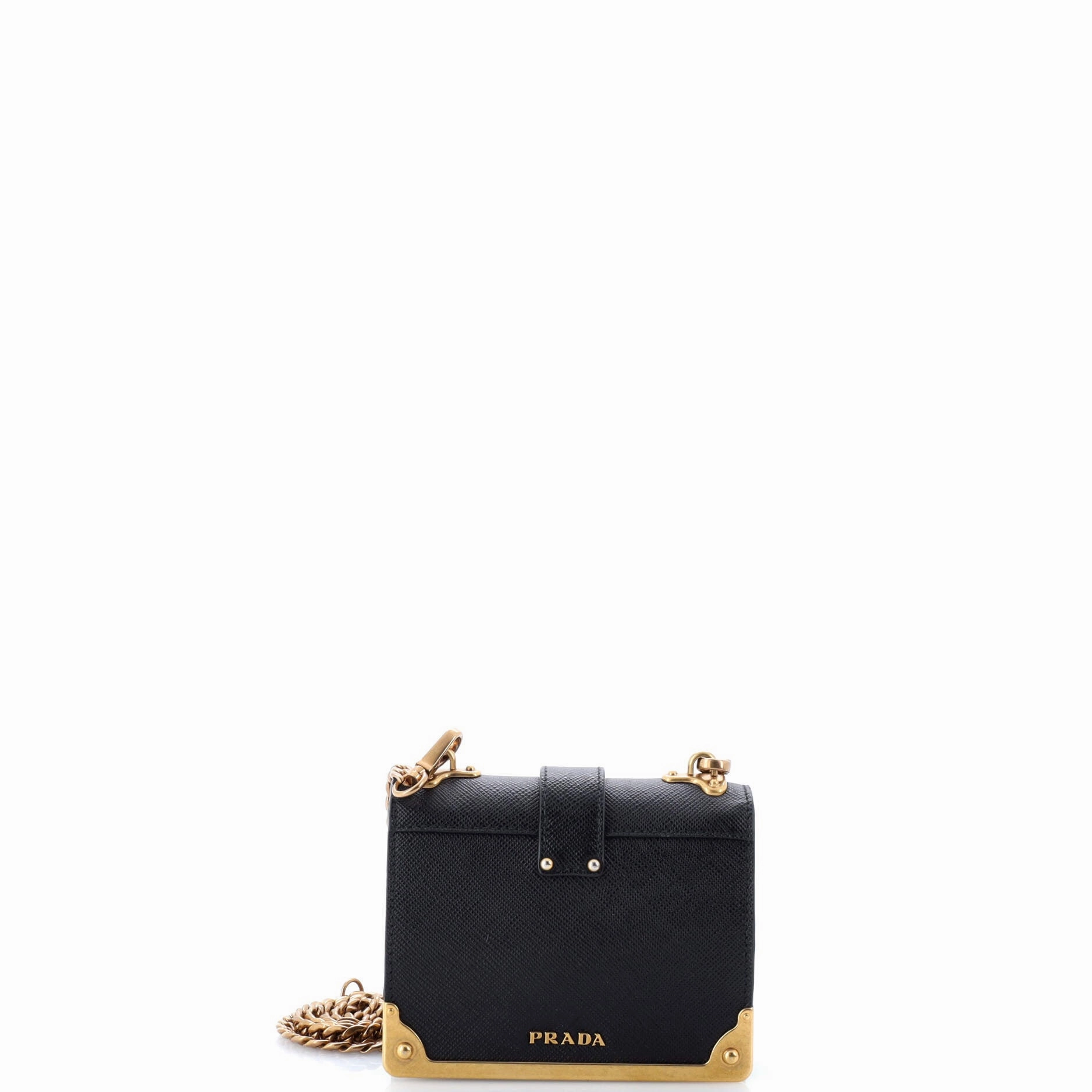 Cahier Crossbody Bag Embellished Leather Micro
